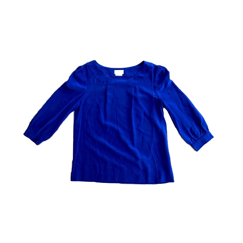 Kate spade rich purplish blue  3/4 length sleeve top